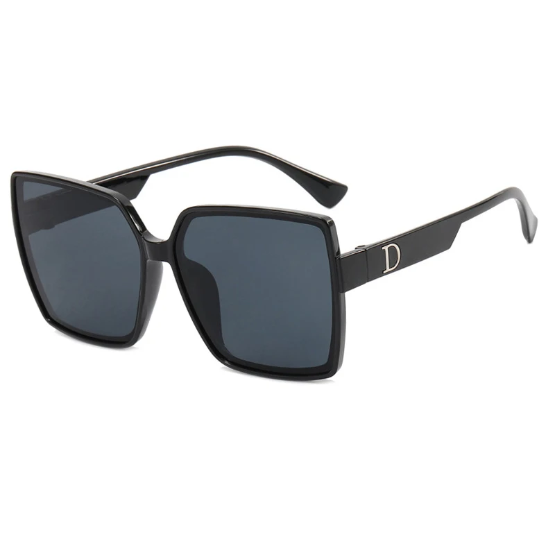 

Квадратная оправа солнцезащитные очки для женщин мужчин бренд дизайн роскошные буквы D украшения солнцезащитные очки знаменитые тенденции популярные хип-хоп очки