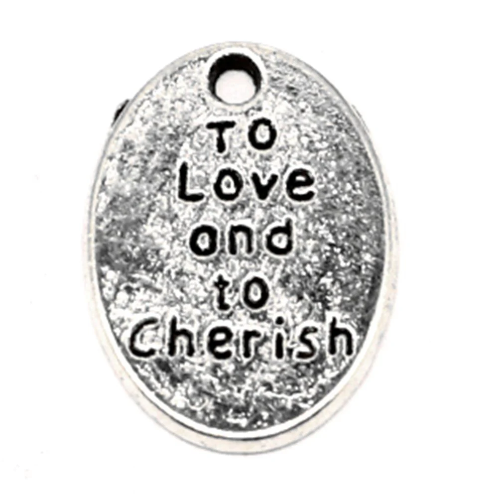 

Word Sign Charm For Making Jewelry Diy Finding 50pcs 13x19mm