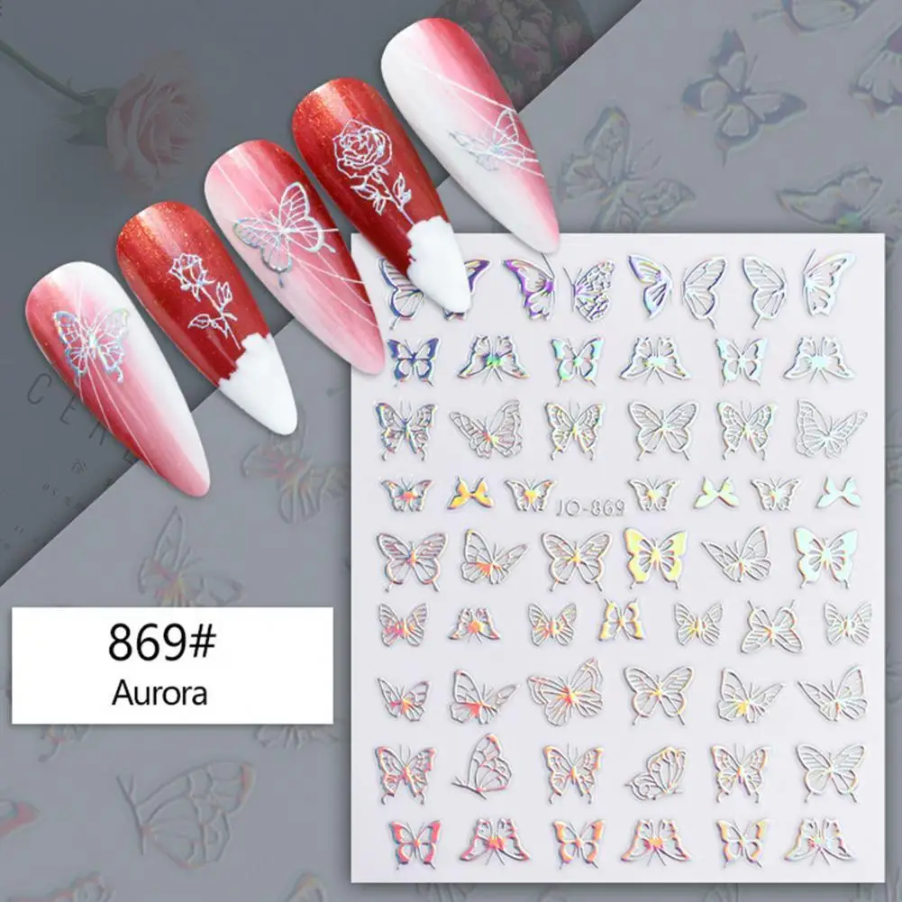 

Long Lasting Creative Flower Nail Adhesive Decal Sticker for Home Use