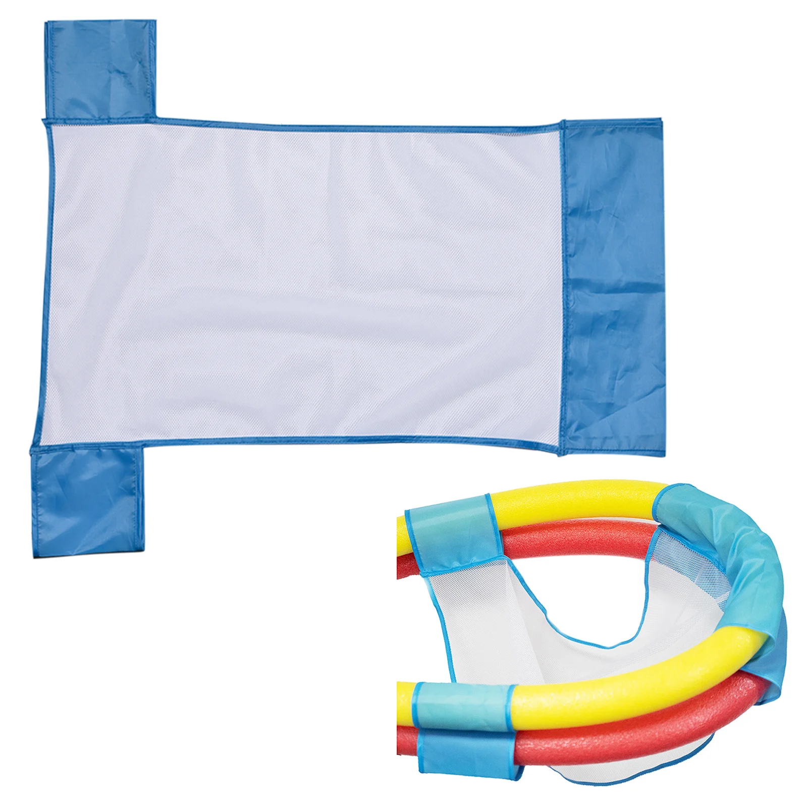 

Pool Noodle Chair Swimming Accessories Floating Pool Water Hammock Pool Float Lounger Kid Adult Durable Swim Ring Bed Net Cover
