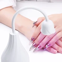 mini nail led lamp nail dryer rechargeable uv nail lamp fast drying curing polish glue manicure tool