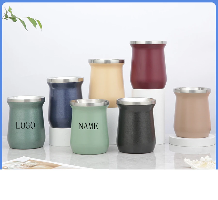 

Stainless Steel Coffee Mug Wine Travel Water Cup Thermos Tumbler Cups Vacuum Flask Cups Bottle Thermocup Garrafa Termica Termos