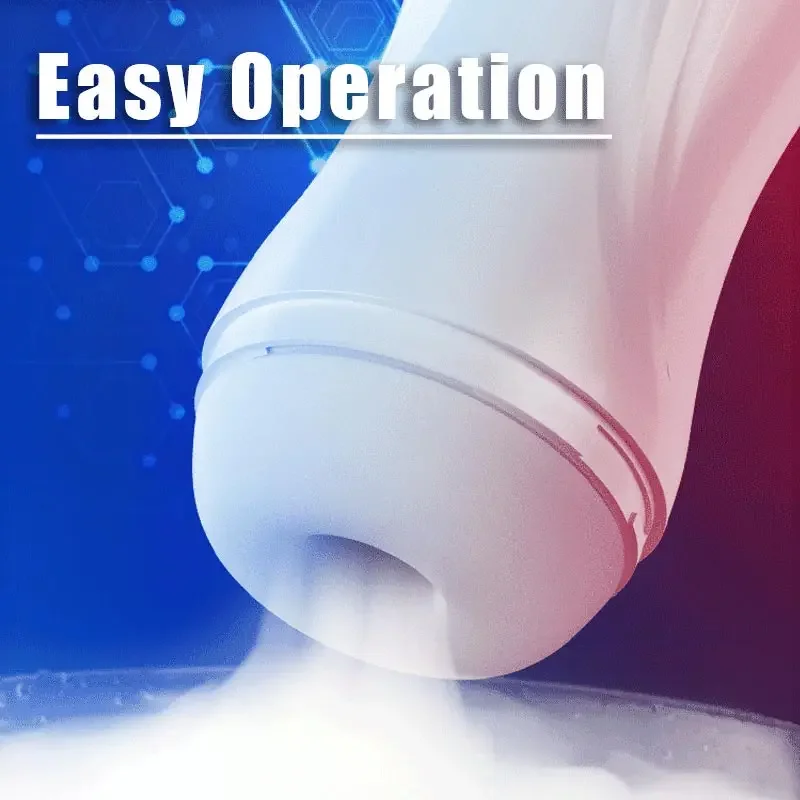 Перезаряжаемый вибратор для мужчин Vargina оральный секс на присоске силиконовая