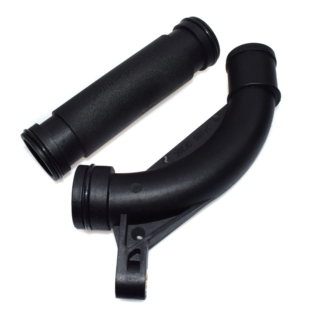

2PCS PEP103580 PEP101970L Thermostat Hose Pipes Kit Coolant Pipe + Plastic Elbow for Land Rover Freelander 1 1996-2006