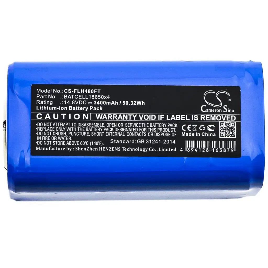 

Аккумулятор для фонарика Bigblue TL4000P,TL4500P,TL4800P,VTL5500P,VL5800P,VL7500P,VTL8000P,VL8300P,VL9000P,VL10000P, 3400 мАч