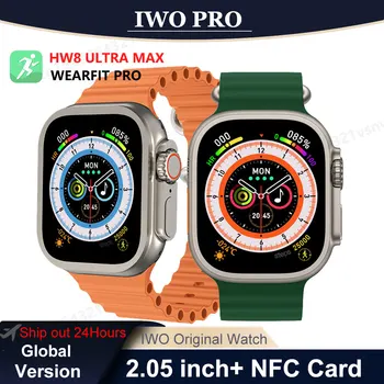 2022 HW8 Ultra Max 49mm Smart Watch 8 Ultra Series 8 With lock NFC Body temperature Men SmartWatch PK HW8 Ultra DT8 Ultra W68 1
