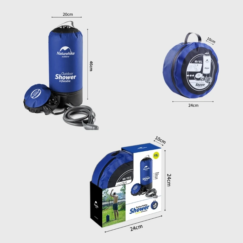 Naturehike 11L уличная сумка для душа и ванны полевая ванна несолнечная бутылка с