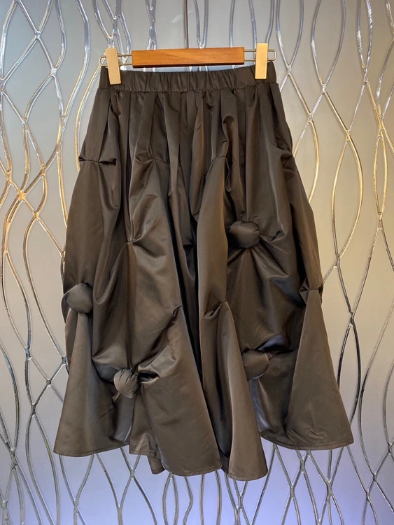 

2021 new women fashion sexy pleated fashion mid-length skirt half-length skirt 1223