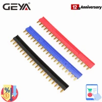 geya slim relay connector busbar jumper fast wiring plate black red blue 1pcs