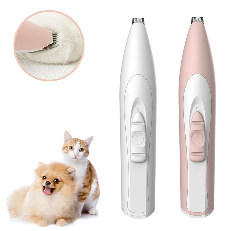 

Dog Clippers Pet Foot Hair Trimmer Low-Noise Professional Dog Grooming Clippers Kit for Small Dogs and Cats Ear Eyes Hair