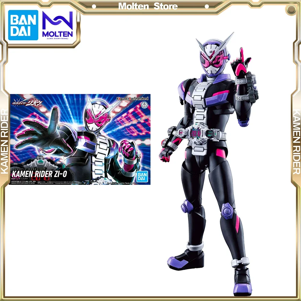 

Bandai Original Figure-Rise Standard Masker Kamen Rider Zi-O Anime Action Figure Model Kit Assembly Collectible Toys