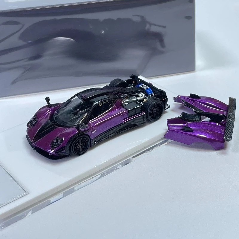 Фото Модель автомобиля Pagani Zonda 760 с жестким верхом, масштаб 1:64, открытая версия, из сплава, имитационная модель-украшение. №2