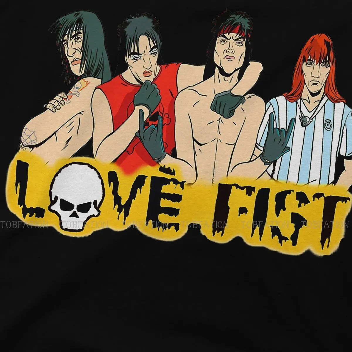 Футболка Grand Theft Auto AdventureVideo с надписью Love Fist винтажная Мужская футболка гранж топы