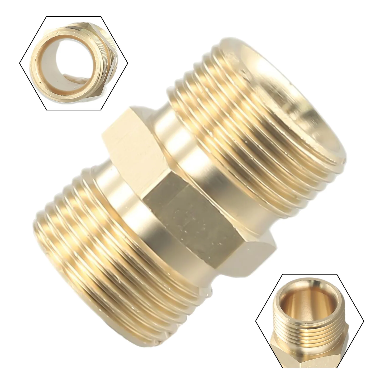 Удлинитель шланга мойки высокого давления M22 от 14 мм до 15 наружная резьба