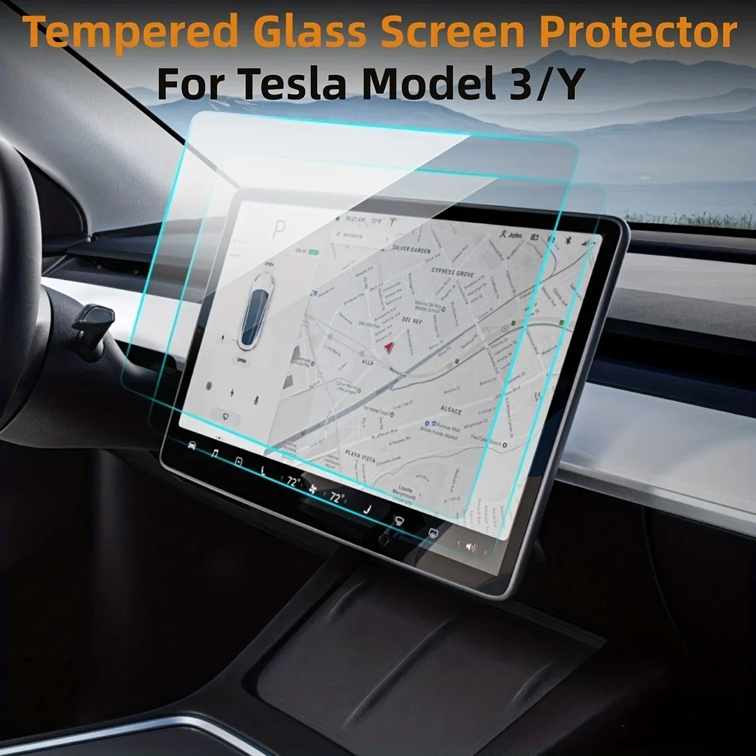 Защитная пленка для Tesla Model 3/Y 15-дюймовый центральный сенсорный экран