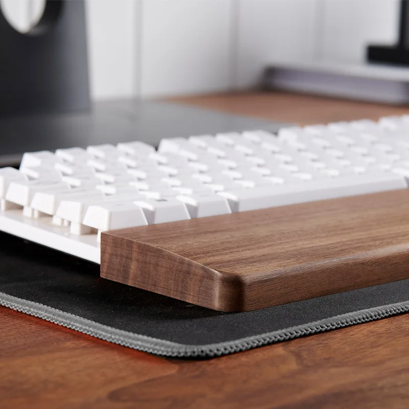 Teclado Mecânico Resto da Mão de Madeira Maciça 87 Chave do Computador Descanso de Palma do Mouse Almofada de Pulso k2 Chave Filco de Madeira Ikbc Resto de Pulso