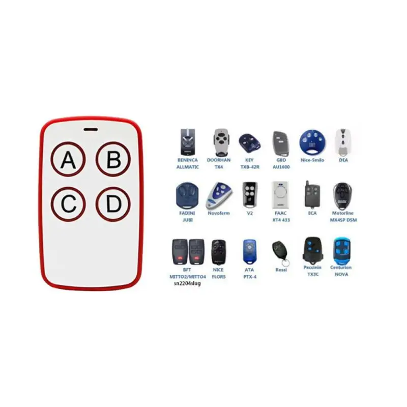 

Hot 433MHZ Cloning Gate Garage TX65 Duplicator Copy Code Remote Control Wireless Rolling Code Universal Door Duplicate Key Fob