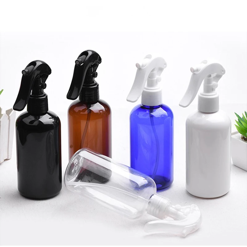 

10pc 250ml Empty Perfume Spray Pump Cosmetic Bottles Liquid Containers 250cc PET Bottle With Trigger Sprayer Pump House Cleaning