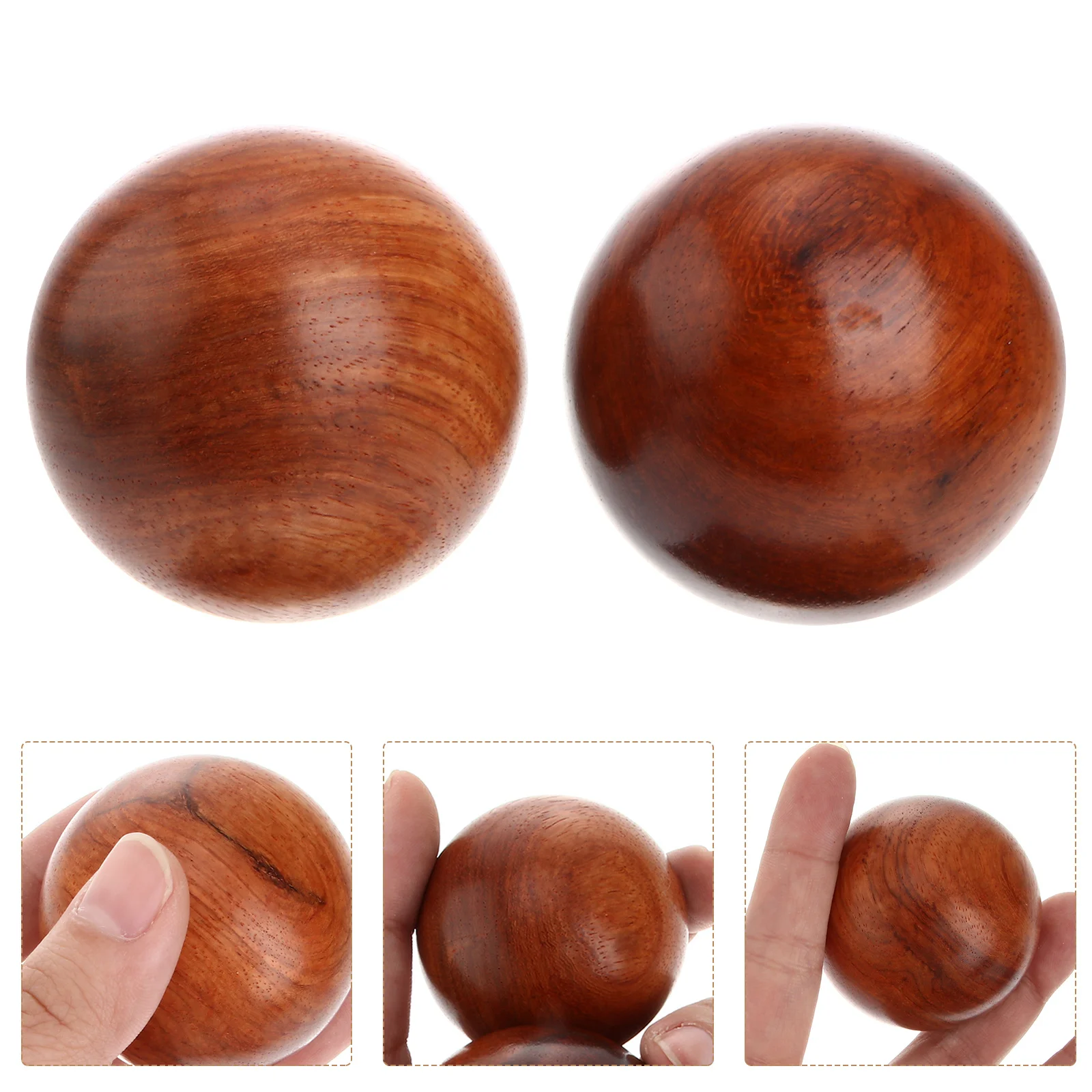 

Massage Handball Wood Massager Round Fitness Health Care Muscle Stretch Balls Training Leisure Roller
