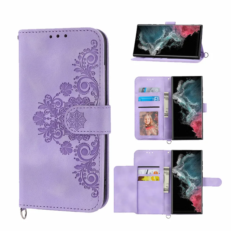 Кросс-боди бумажник для OPPO Realme Narzo N53 N55 50A 50i 30 20 Pro Кожаный ремешок 3 карты Чехол GT2 GT