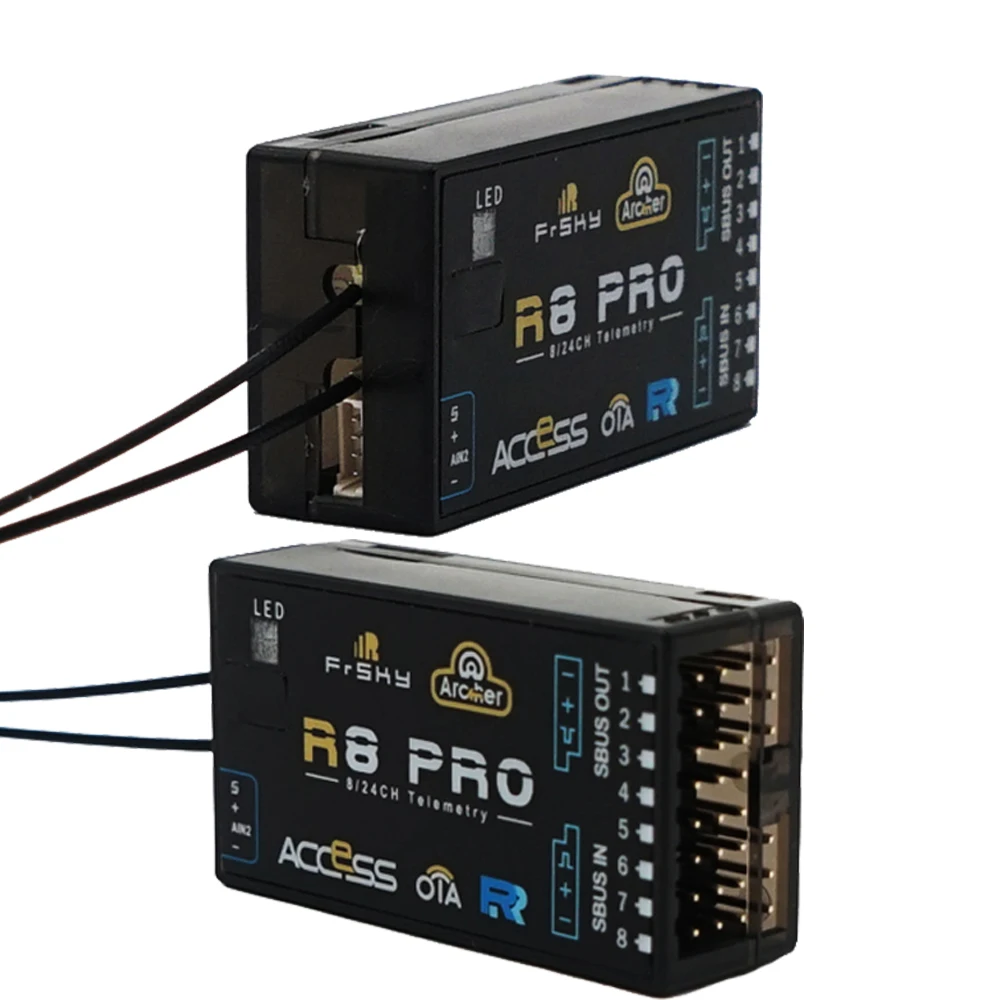 

FrSky detachable antennas 2.4GHz ACCESS Archer R8 Pro receiver Supports Signal Redundancy with OTA