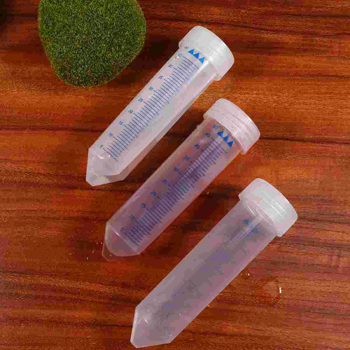 

50Pcs 5ml Cryovial Plastic Test Tube Freezing Tube Cold Storage Tube with Screw Tube (Blue)
