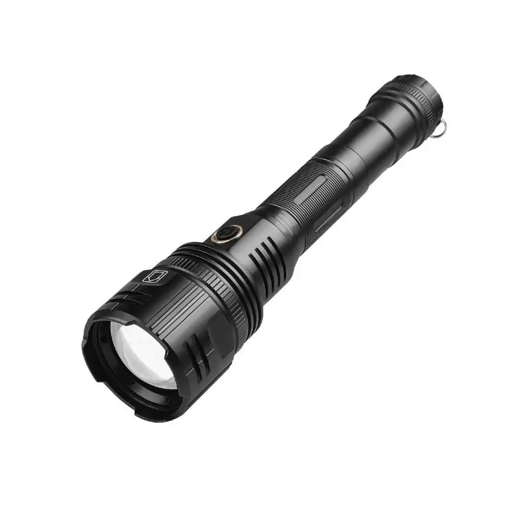 

Torch Lamp Camping Multiple Modes USB Tactical Flashlight Rechargeable Powerful Bright Outdoors White Multi-function