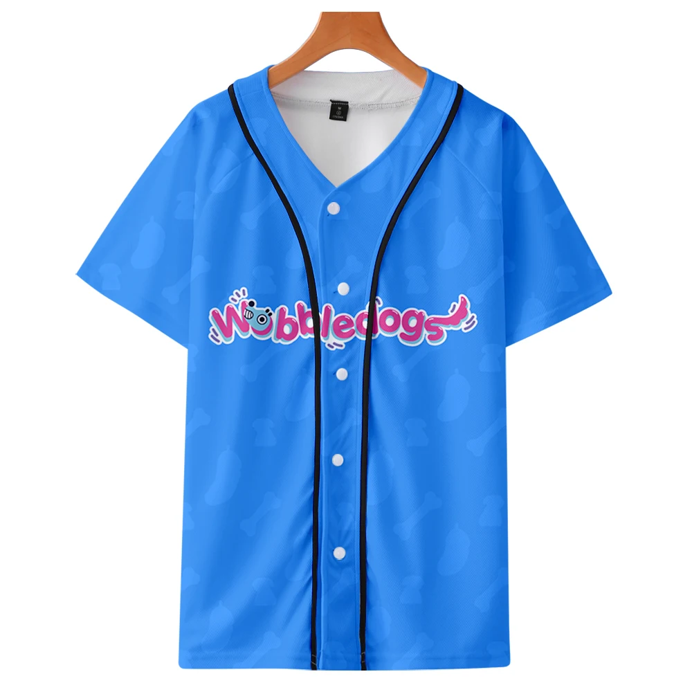 

Wobbledogs 3D Printed Baseball T-shirt Women/Men Fashion Summer Short Sleeve Tshirt Hot Sale Streetwear Clothes
