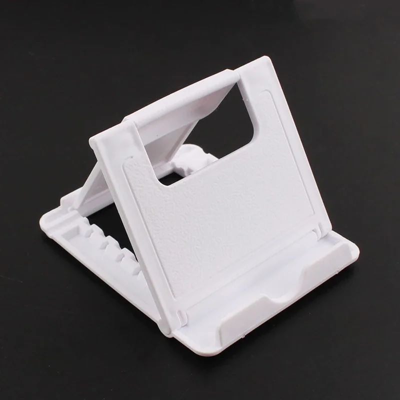 

Universal Non-slip Phone Table Stand Mobile Phone Desk Holder Stand 7 Colors Phone Holder Tripod Plastic Adjustable Foldable