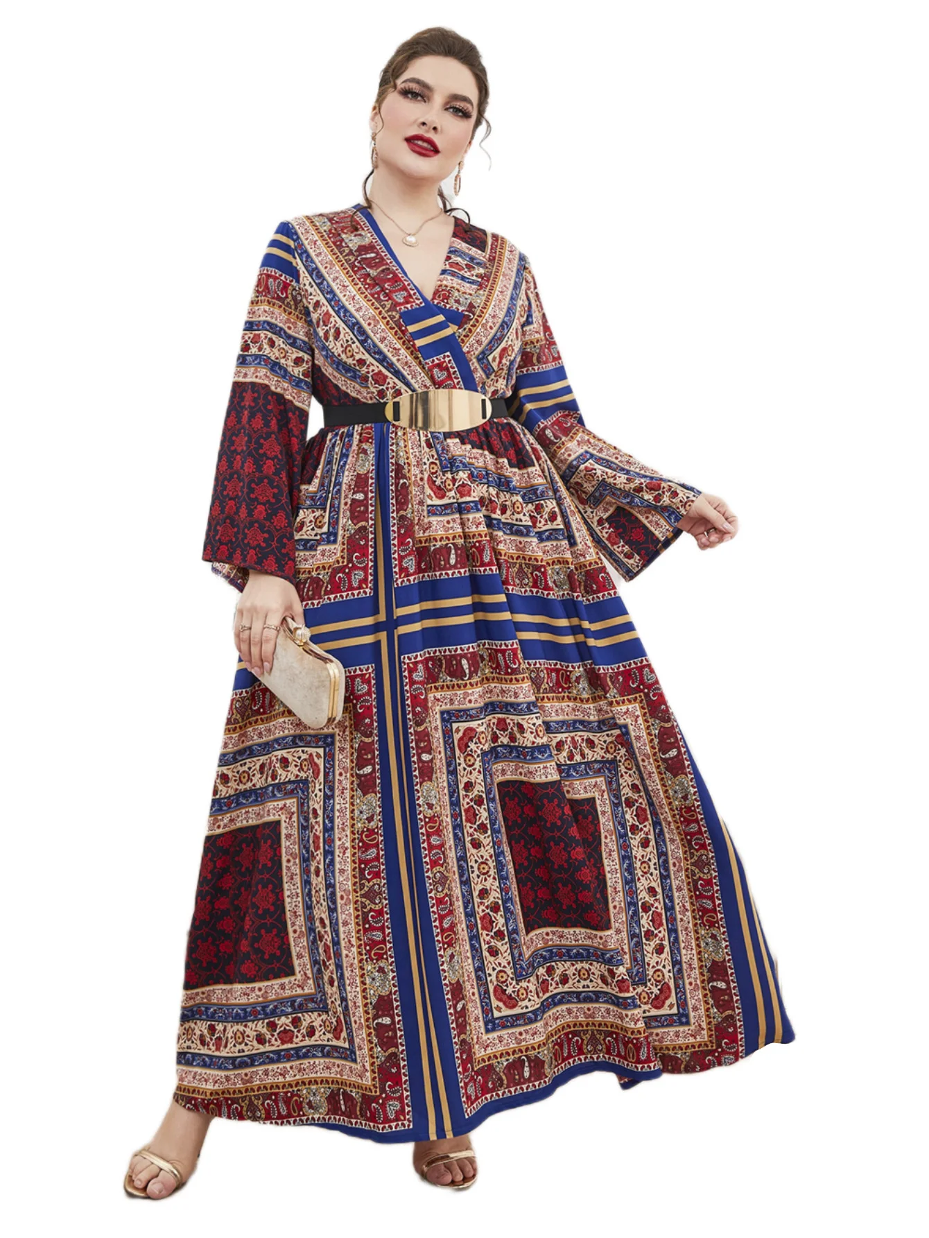 Рисунок 5 - Женское платье-макси с длинным рукавом