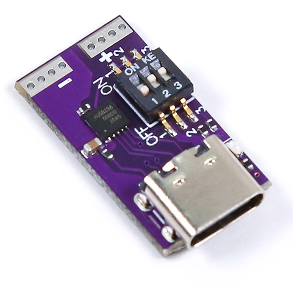 

100 Вт Type-C PD Быстрое зарядное устройство-приманка 5 В 9 В 12 В 15 В 20 В 5 А Модуль зарядки с фиксированным выходом для двигателя ноутбука постоянного тока Светодиодный светильник