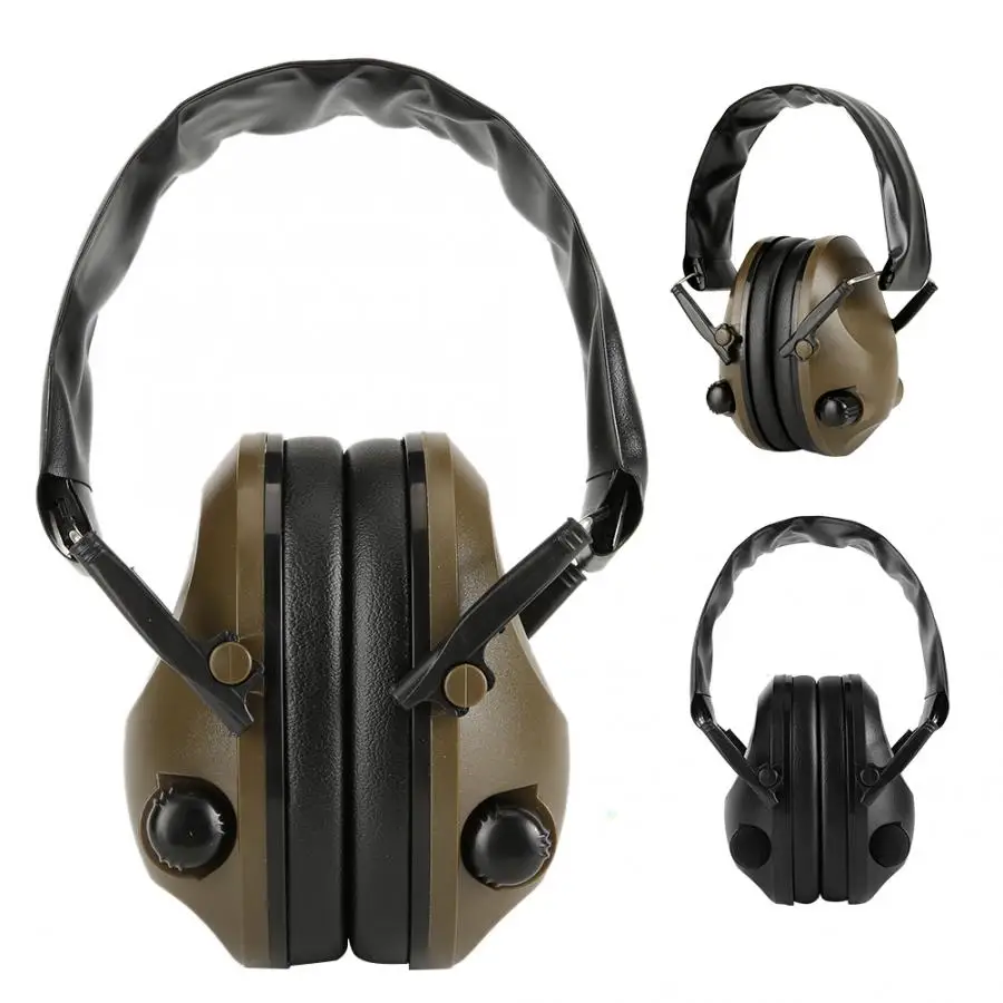 

TAC 6s Tactic Shooting Earmuff Noise Reduction Foldable Hearing Protector Ear Protector Electronic Earmuff Tactical Earmuffs