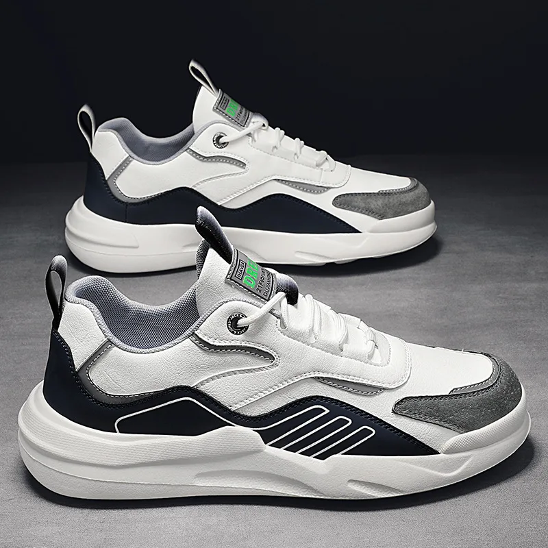 

Casual men's shoes leather sports old daddy shoes hundred with board shoes lightweight autumn and winter shoes breathable shoes