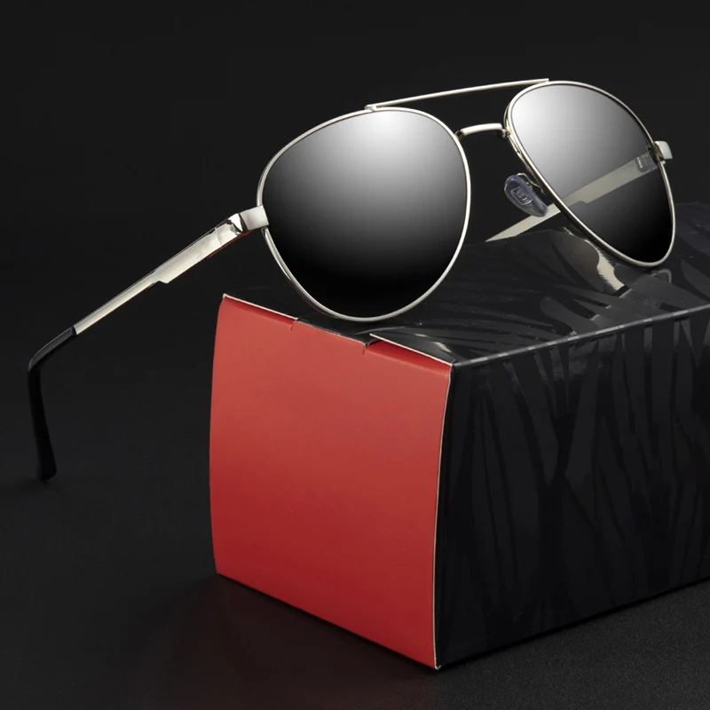 

Vintage Sunglasses Men Waterfront Brand Designer Driving Sun Glasses Male Goggles Ultralight UV400 Pilot Eyewear