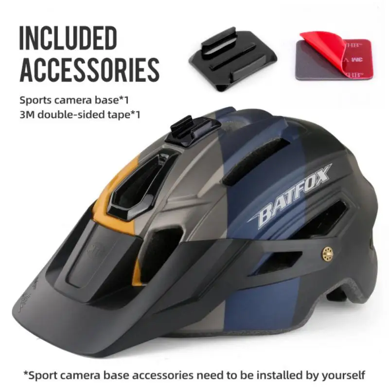 

BATFOX Cycling Helmet MTB Bicycle Helmet For Men Women Outdoor Sports Helmets Mountain Road Bike Helmet Capacete Ciclismo Adults