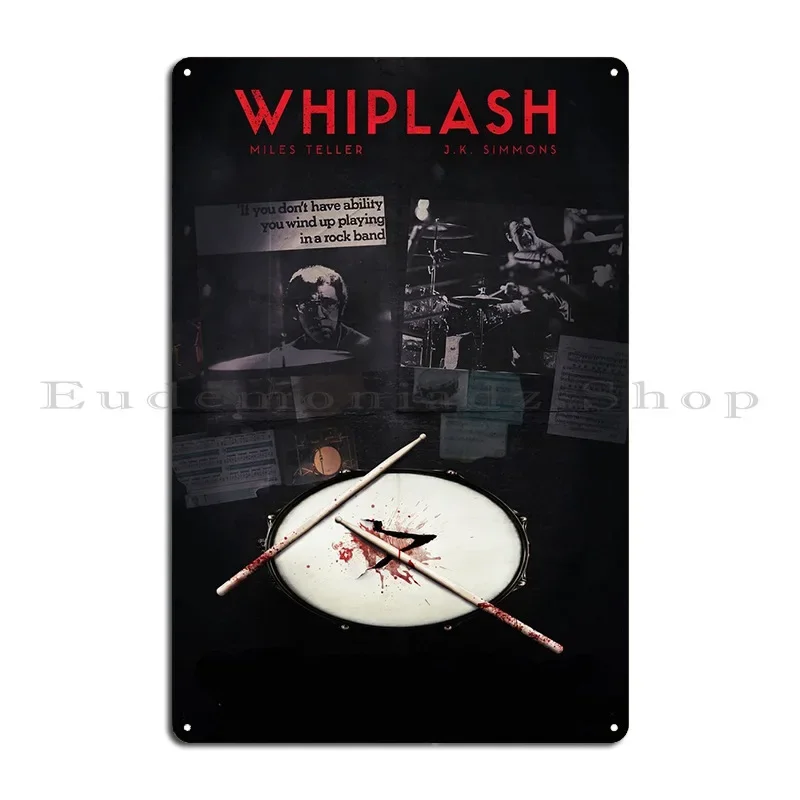Whiplash фильм металлический знак гараж кухня печатный забавный бар жестяная
