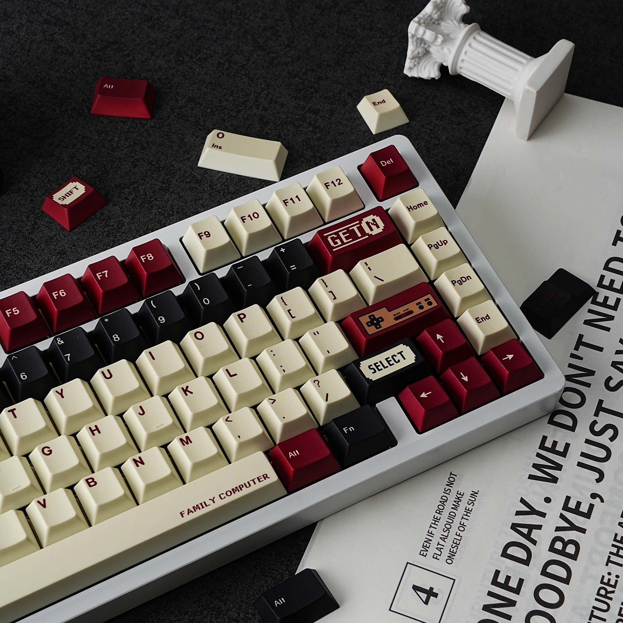Фото Клавиши Cherry Retro NES с сублимационной печатью (немецкий, корейский, испанский, арабский, французский, русский, британский, ABNT-2) для механических клавиатур №2