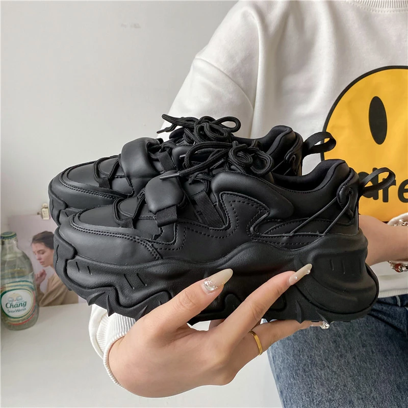 Shoes Women's Sneakers Summer 2023 Woman-shoes Platform Tennis Female New Roses Thick Sole Trainers Casual Mesh Heels Fabric Rib