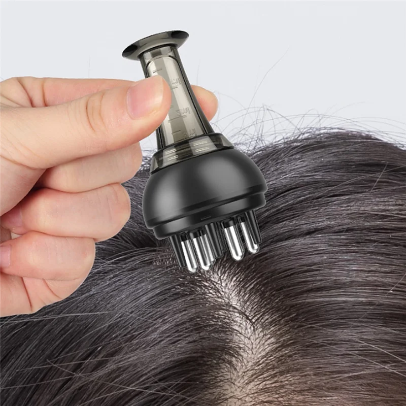 Фото TCF-Scalp Medicine Жидкий аппликатор Аппликатор для кожи головы Массажная расческа для лечения волос Прочный аппликатор для роста №5