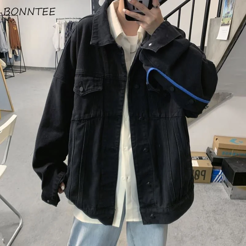 

Jackets Women Vintage Denim Washed Harajuku Female Autumn All-match Couple Unisex High Street Casual Baggy Clothes Boyfriend New