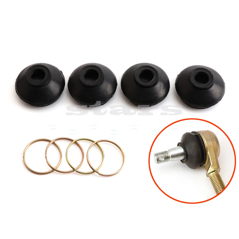 

4 Pcs Turn to rod Arm Ball Head Dust Protection Rubber Cover for Chinese ATV Quad Go kart Accessories