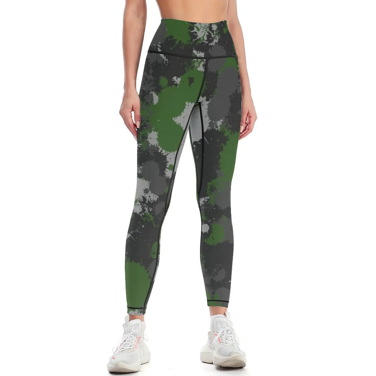 Autotelic-зеленые Леггинсы EyePlant одежда для гольфа активного отдыха спортивная