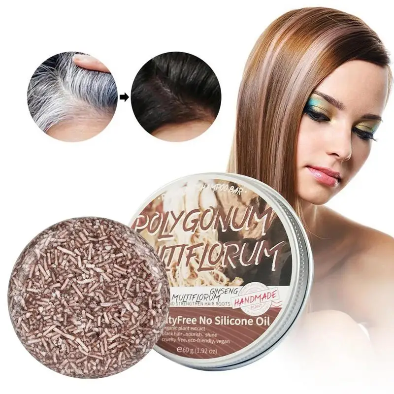 

Polygonum Multiflorum Hair Darkening Shampoo Bar Hair Darkening Shampoo Soap Black Hair Solid Shampoo Bar Soap For Gray Hairs