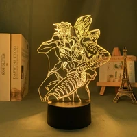 3d remote control lamp anime jojos bizarre adventure bedroom decorative lamp birthday gift for him jojos bizarre adventure led