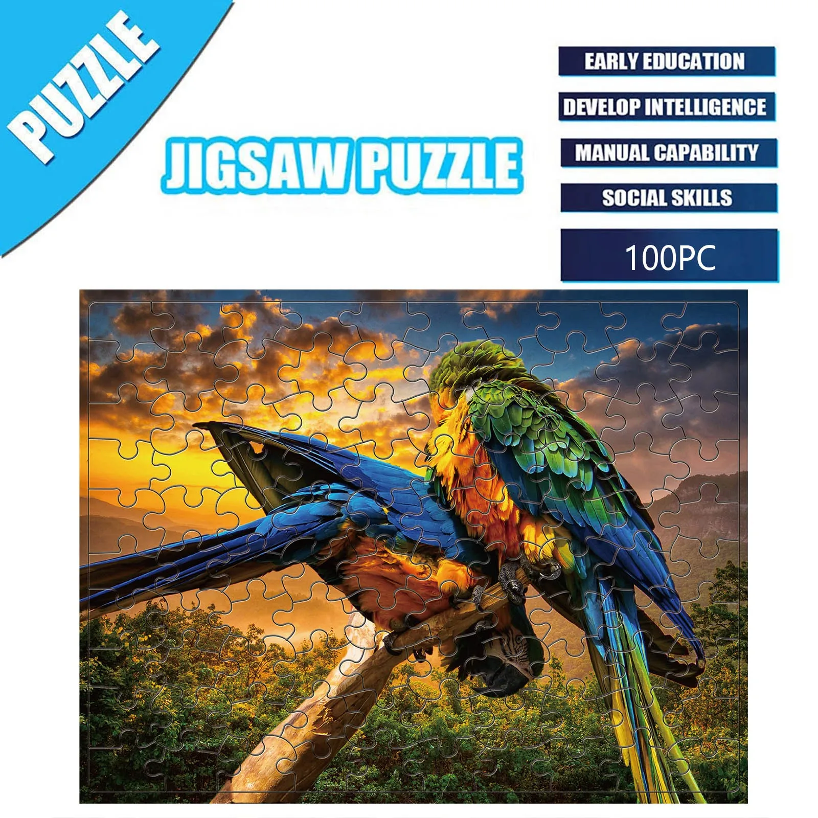 

Blunderbuss Toy Violoncello Toy 100 Pcs Adult And Ahildren's Intellectual Development Puzzle Toy HolidayGift