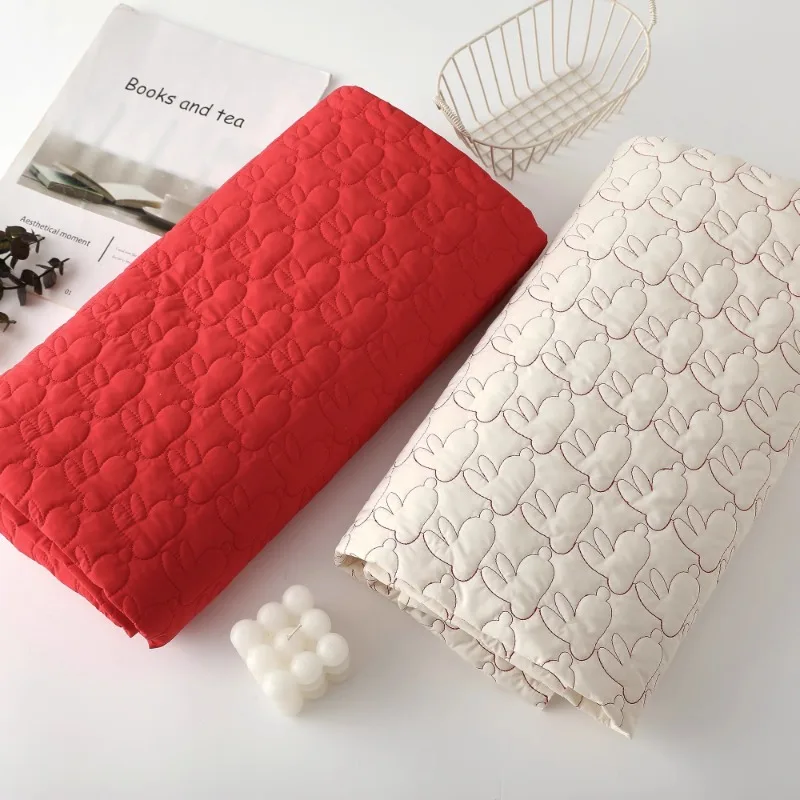 Хлопковая ткань с кроликом 140x50 см