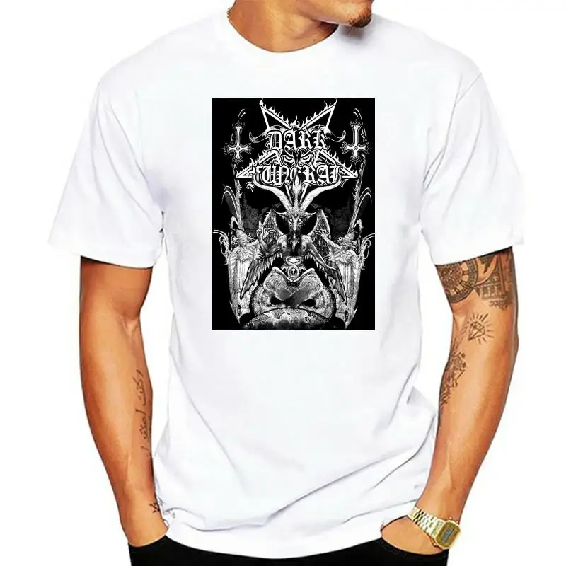 

Темные похоронные мужские футболки Baphomet, черные взрослые 100% хлопковые индивидуализированные футболки с коротким рукавом, дешевая распродажа, хлопковая футболка, топ, футболка