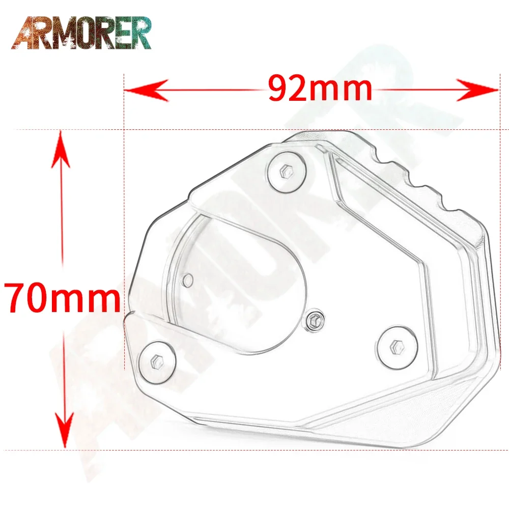 Подставка для ног мотоцикла увеличенная удлинительная боковая подставка KTM RC125