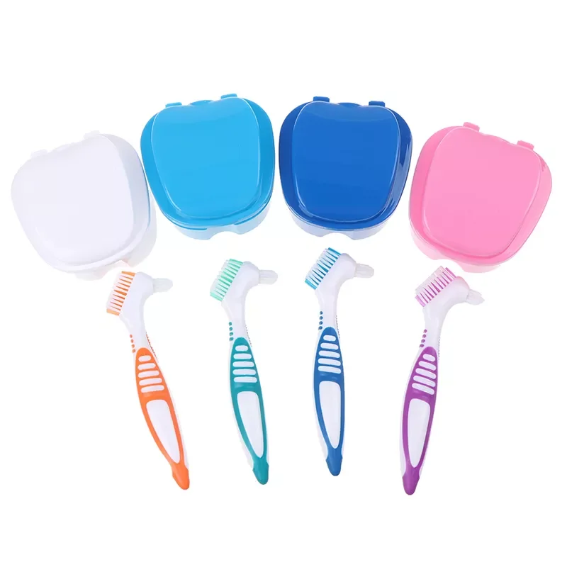 

Зубной фиксатор, 4 цвета, Ортодонтическая защита для рта, блестящий чехол, коробка для зубной щетки, принадлежности для гигиены полости рта, ...