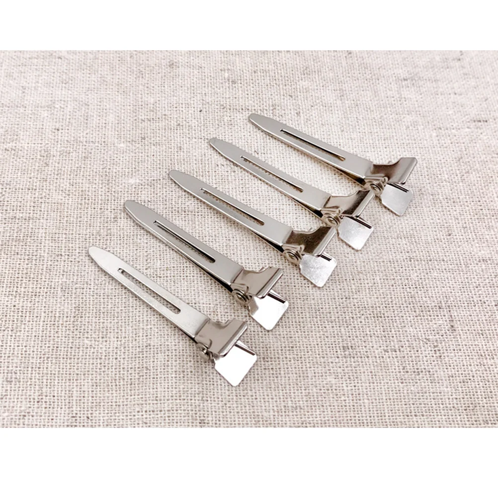 

100PCS Hairdressing Clips Section Hair Pin Steel Hair Clip Salon Hair Clips Hair Claw Clamp Crocodile Hair Clips